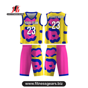 ชุดเสื้อบาสเก็ตบอลแบบกำหนดเอง ลายดาวสีเทา คอวี แขนกุด แห้งเร็ว สำหรับผู้ใหญ่ - Product Image 2