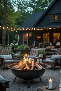 <b>Portable</b> Steel <b>Fire</b> <b>Pit</b> Bowl Outdoor Garden Bonfire <b>Pit</b> with Stand for Camping Patio Backyard - Product Image 1