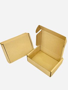 Cajas de papel de envío/correo de cartón corrugado de lámina de oro compensado con acabado mate respetuoso con el medio ambiente personalizable al por mayor disponibles para - Product Image 5