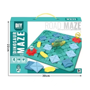 118 défis, circuit logique dinosaure, blocs de construction, <span class=keywords><strong>jeux</strong></span> de société STEM, labyrinthe, casse-têtes, <span class=keywords><strong>jeux</strong></span> <span class=keywords><strong>éducatif</strong></span>s pour enfants - Product Image 6