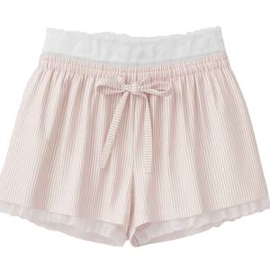 Shorts Casuales de Mujer de Alta Calidad, Tejido Acanalado con Ribete de Encaje, Cintura Elástica, Secado Rápido y Transpirables, al Mejor Precio al por Mayor - Product Image 2