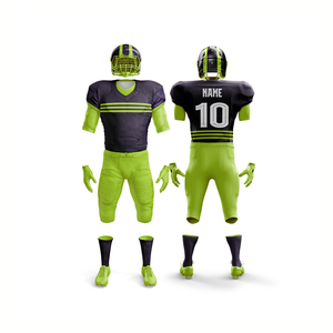 Uniforme de Fútbol Americano Personalizado de Talla Grande, Nuevo, Cosido, con Técnicas de Impresión a Precio Económico, Estilo Transpirable - Product Image 4