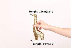 Figurines d'animaux en porcelaine blanche, sculpture décorative, objet de collection pour la décoration de la maison et du bureau - Product Image 2