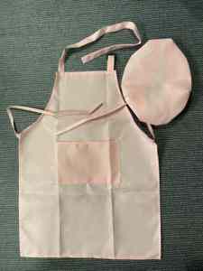 Adjustable Kids Chef <b>Hat</b> and Apron Set, Custom Cotton Waterproof Apron <b>for</b> Cooking, Baking, Painting and Crafts - Product Image 5