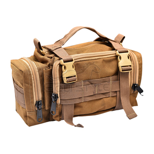 กระเป๋าเดินทางแบบดัฟเฟิล Tactical ขนาดใหญ่ สีโคโยตี้ สำหรับกิจกรรมกลางแจ้ง แคมป์ปิ้ง ท่องเที่ยว รับทำโลโก้  กระเป๋าอเนกประสงค์ กันน้ำ ทนทาน - Product Image 6