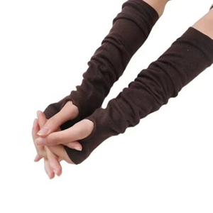 Women's Genuine Sheepskin Leather <b>Gloves</b> <b>Long</b> Elegant Multi-color Fashion Party Dress <b>Gloves</b> Winter Warm Dress <b>Gloves</b> - Product Image 3