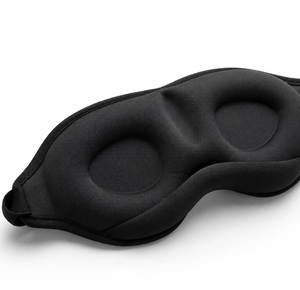Masque de sommeil 3D profilé à pression zéro avec logo personnalisé, sangle réglable, unisexe, occultant - Product Image 3