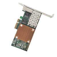 Adaptateur réseau PCIe double port 1G personnalisé avec puce I350AM4 pour serveurs et pare-feu