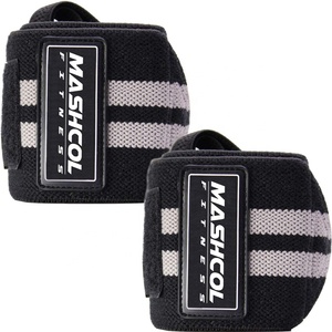 Muñequeras elásticas profesionales de alta resistencia de 18 pulgadas personalizadas, muñequeras de entrenamiento de gimnasio transpirables con gancho para levantamiento de pesas - Product Image 2
