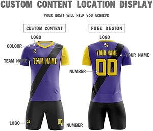 ชุดฟุตบอลแบบกำหนดเองสำหรับการฝึกซ้อมและการแข่งขัน เสื้อเจอร์ซีย์และกางเกงขาสั้นซับเหงื่อ ผู้ผลิตชุดกีฬาแบบ OEM - Product Image 4