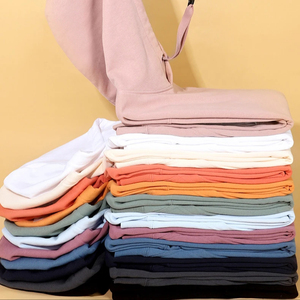 500G Pure Cotton Solid Color Looped Hoodie With Puff Printing, Embroidery, Screen Printing, Loose Oversized Hoodie - Product Image 2