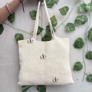 มาใหม่ล่าสุดฤดูร้อนชายหาดฟางกระเป๋าโบฮีเมียนโครเชต์กระเป๋าถือHandmadeผู้หญิงไหล่กระเป๋าหญ้าทะเลสไตล์Macrameกระเป๋า - Product Image 1