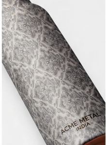 Elegante Botella de Agua de Cobre con Estampado Gris y un Toque Premium para Hidratación Diaria, Viajes, Gimnasio y Hogar - Product Image 4