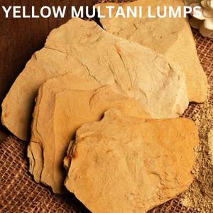 Polvo Multani Mitti amarillo puro y orgánico (Fuller's Earth) Arcilla orgánica para el cuidado de la piel, el cuidado del cabello y el uso cosmético - Product Image 3