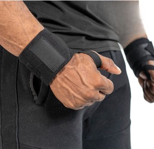 Muñequeras Ajustables Ecológicas con Cubierta Extraíble, Alta Elasticidad, Antideslizantes, con Cierre de Gancho y Bucle, Soporte para Levantamiento de Pesas y Entrenamiento en Gimnasio - Product Image 4