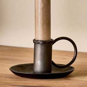 Handmade <b>Brass</b> <b>Candlestick</b> <b>Holder</b> Classic Design Home Decoration Metal Candle <b>Holder</b> with White Candle on Table - Product Image 5