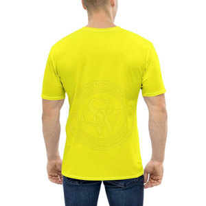 Trendy Men Sublimation Knitted T-<b>Shirt</b> Regular Fit Lightweight Moisture Wicking <b>100</b>% <b>Polyester</b> Gym Fitness Casual Fashion Wear - Product Image 2