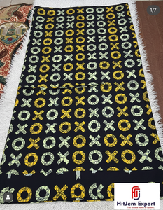 Tissu africain imprimé en wax Ankara en coton pour la confection de vêtements féminins et les créations artisanales DIY au Ghana - Product Image 2