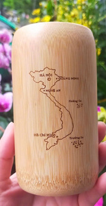 Mug en bambou durable, vaisselle naturelle pour café, thé, smoothies et rafraîchissements quotidiens - Product Image 6