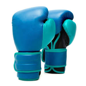 Nouveaux gants de boxe professionnels personnalisés en cuir véritable respirant pour l'entraînement en extérieur, de haute qualité, confortables, avec fermeture auto-agrippante - Product Image 3