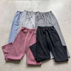 Pantalones Deportivos Personalizados con Estampado Desgastado al Ácido, Estilo Hip Hop, Gruesos, Cálidos, Holgados, Vintage, para Hombre - Product Image 4