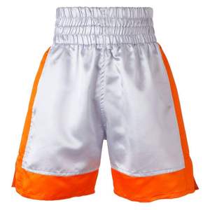 Solid Color Mens MMA Boxer Training Shorts <b>Polyester</b> Fight Shorts - Product Image 1