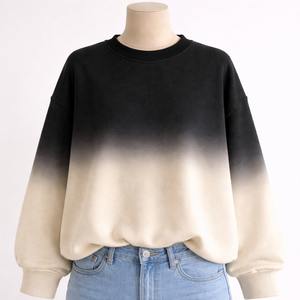 Fabricación OEM, Sudadera Extra Grande de Primera Calidad, 300g, Polialgodón, Unisex, Invierno, Lavado Ácido, Tie Dye Frontal, Nueva Moda, Personalizable con Impresión - Product Image 1