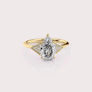 Anillo de compromiso de moissanita más vendido, elegante accesorio de moda nupcial disponible con calidad y precio de exportación. - Product Image 4