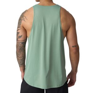 Custom Men Gym Tank <b>Top</b> Breathable Sleeveless Workout Shirt Fitness Running Vest Wholesale OEM ODM Manufacturer - Product Image 2