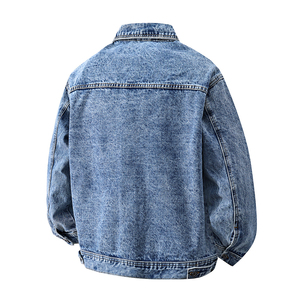 High Quality Casual Men Denim Jacket Plain Dyed Export Grade Clothing Made In Pakistan - Product Image 2
