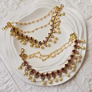 Fine Body Chain Ear Chain Designs for Ladies - Product Image 1