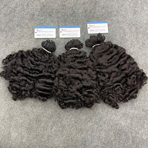 Nueva Llegada, Cabello Rizado con Efecto Vapor, Sedoso y Liso, Cutícula Alineada, Sin Caída, Listo para Enviar, Extensiones de Cabello 100% Humano - Product Image 5