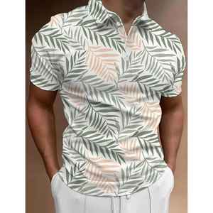 Camiseta Polo Slim Fit para Hombre, Sublimada, Ligera, de Alta Visibilidad, Diseño Personalizado, Precio Bajo, Alta Calidad - Product Image 1