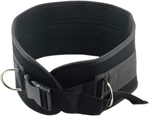 Neoprene Heavy Duty <b>Weighted</b> 10mm Thick Non-Slip Dip Belt Buckle Closure Chain Pull for Weightlifting Back Support Gym <b>Training</b> - Product Image 1