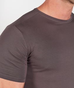 Camisetas de Algodón 100% para Hombre al por Mayor, Diseño Personalizado, Estilo Casual, Antiencogimiento, Dobladillo Curvo, Transpirables - Product Image 4