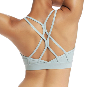 Best Quality Exercise Gym Yoga Wear Ladies Fitness Top Fashion Sports <b>Bra</b> Soft Fabric Customized Design Sports <b>Bra</b> for Sale - Product Image 6