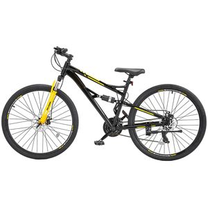Bicicleta de Montaña MTB de 29 Pulgadas con Doble Suspensión Completa, 24 Velocidades, Cambio de Marchas Giratorio, Sillín Confortable, Frenos de Disco Dobles de Aluminio - Product Image 1