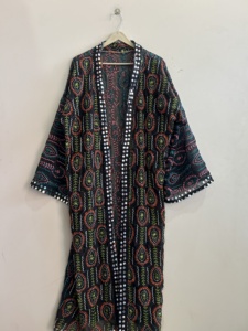 ชุดกิโมโนปักมือขายส่งจำนวนมากสำหรับผู้หญิง ชุดคลุมลำลอง - Product Image 2