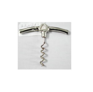 Tire-bouchon en acier inoxydable durable avec poignée en T, outil d'ouverture de bouteille de vin, écologique et moderne - Product Image 1