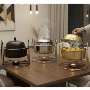 Latest Collection Of Metal Food Warmer For For Royal Weddings <b>Table</b> Ware Dinnerware Supplies Metal Food Warmer - Product Image 1