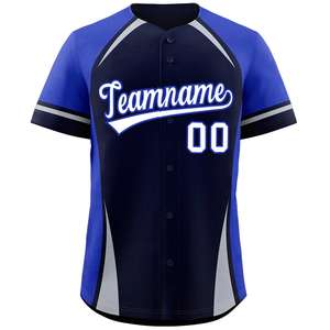 Uniforme de Béisbol Transpirable de Malla, Tallas Grandes, Precio de Mayoreo Directo de Fábrica, Jersey Personalizado para Equipo, 100% Poliéster, Estilo Hip-Hop - Product Image 1