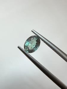 Alexandrite Pierre précieuse en vrac, taille ovale, vert turquoise, facettée, rare, pour collectionneur, pour la création de bijoux fins, pierre naturelle - Product Image 3