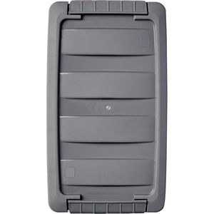 Set 10 5 Quart Clear/Grey Plastic Storage Bins <b>Boxes</b> <b>Secure</b> Latching Lids Stackable Organization for Efficient Space Management - Product Image 2