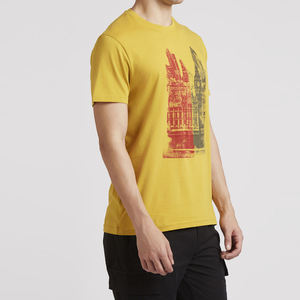 Nueva Camiseta de Corte Regular para Hombre 2026, 100% Algodón |   Camiseta con Estampado Digital Personalizado de Alta Calidad |   Ropa Urbana Tejida Premium con MOQ Bajo - Product Image 3