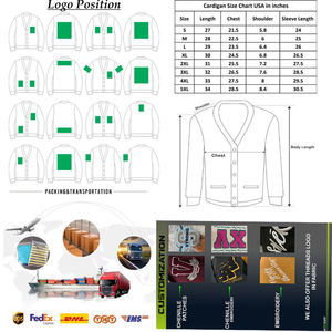 Wholesale Custom Embroidered Women's Winter Cardigan Wool/Acrylic V-Neck <b>Covered</b> <b>Buttons</b> Sorority/Greek Life Coats - Product Image 6