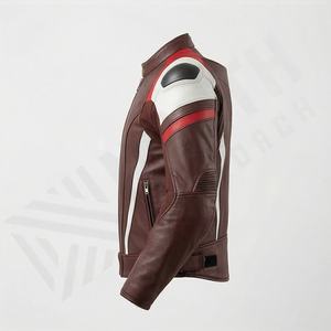 Chaqueta de Motociclista de Cuero Genuino para Hombre de la Mejor Calidad, Nueva Colección de Invierno, Chaquetas de Motocicleta con Protecciones Desmontables Personalizadas - Product Image 3