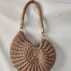 กระเป๋าถือแบบเกลียว กระเป๋าเสื้อยืดไหมพรม คละสีและออกแบบได้ตามต้องการ - Product Image 6