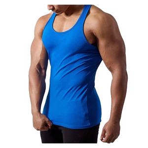 Custom Design Men's Gym Fitness Tank Tops 100% Polyester Quick-Drying Breathable Anti-Pilling Eco-Friendly Anti-UV Custom Logo - Product Image 4