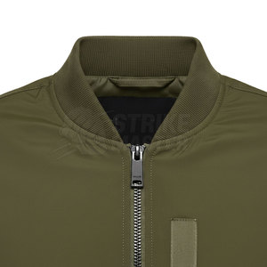 Chaqueta bomber para hombre con estilo y logotipo personalizados, de alta calidad, talla grande, informal. - Product Image 2
