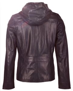 Chaqueta de motorista de cuero de piel de oveja genuina para mujer, botón de cuello levantado, piel transpirable, invierno largo - Product Image 5